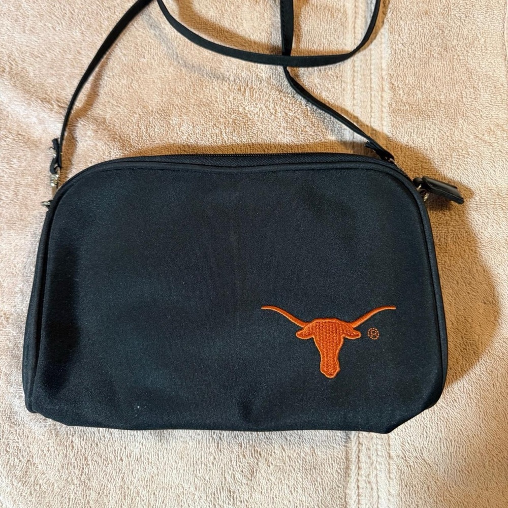 Black and Orange Longhorn womans bag